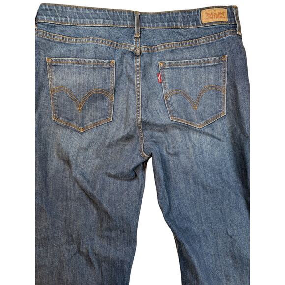 Levi's 525 Jeans Women’s 16M (38x32) Perfect Waist Straight Leg Dark Wash Denim - Picture 6 of 7